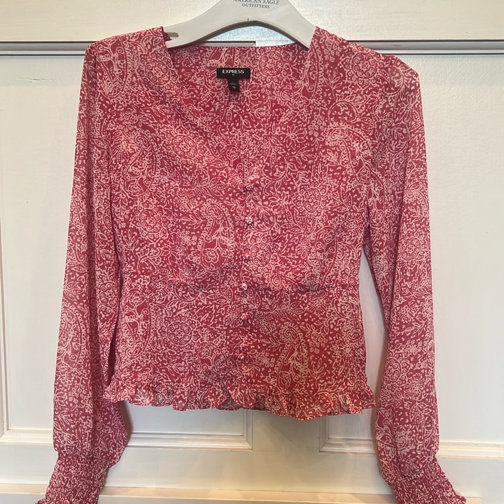 Express top new without tags size xs